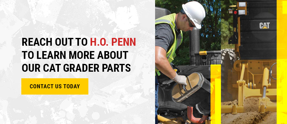 Reach out to H.O. Penn to Learn More About Our Cat Grader Parts 